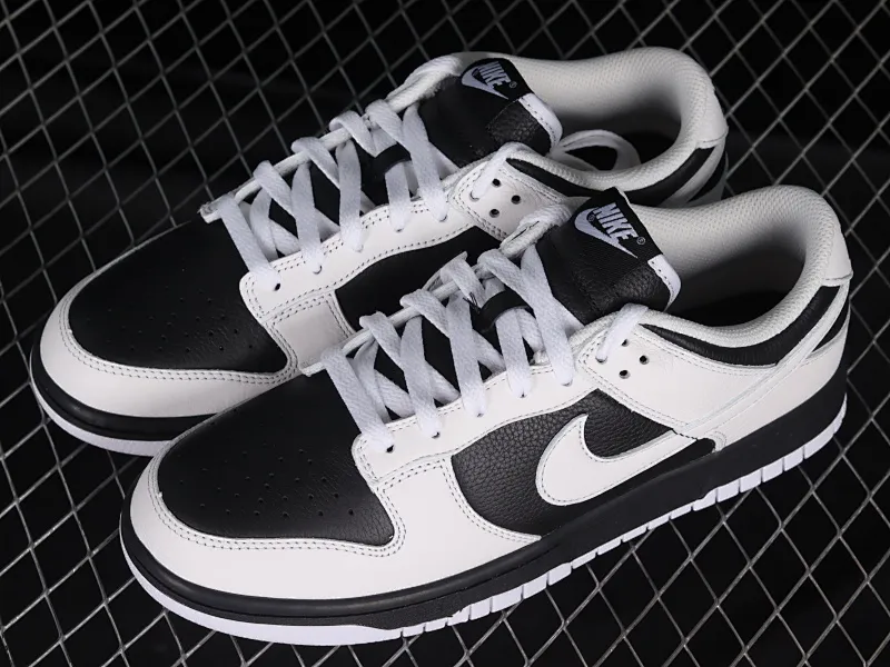 All Categories Nk SB Dunk Series Nk SB Dunk Low Low-top Sneakers C Version Nk Dunk Low "Reverse Panda" White and Black Reverse Panda SB Smashing Backboard Fashion Casual Sneakers FD9064-011